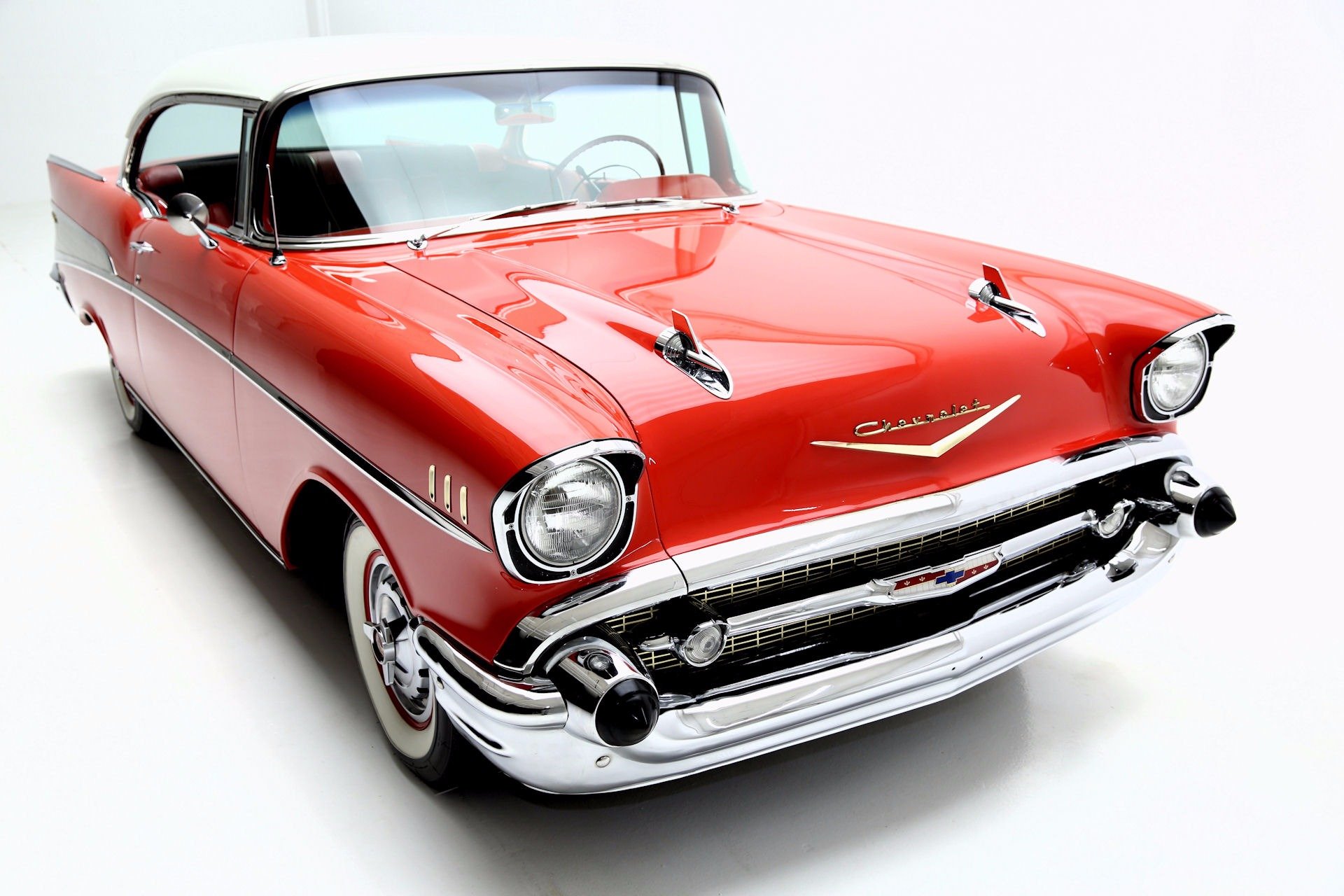 1957, Chevrolet, Bel, Air, Retro, Belair Wallpaper