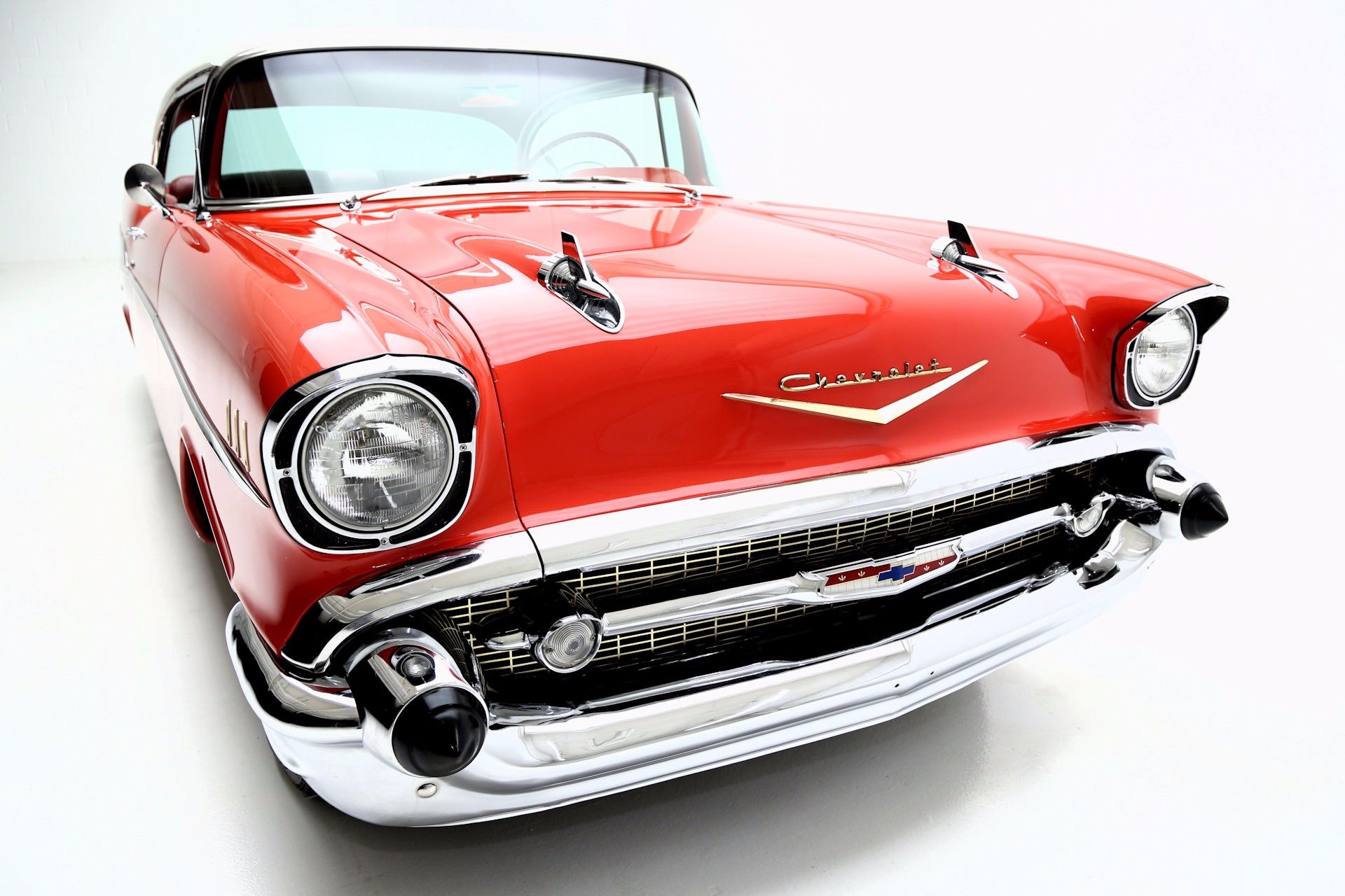 1957, Chevrolet, Bel, Air, Retro, Belair Wallpaper