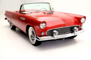 1955, Ford, Thunderbird, Convertible, Retro