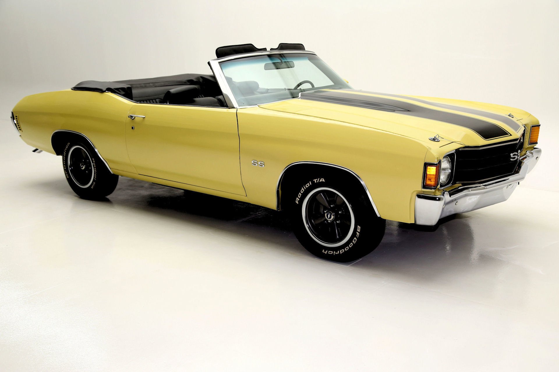 1972, Chevrolet, Chevelle, S s, Convertible, Muscle, Classic Wallpaper