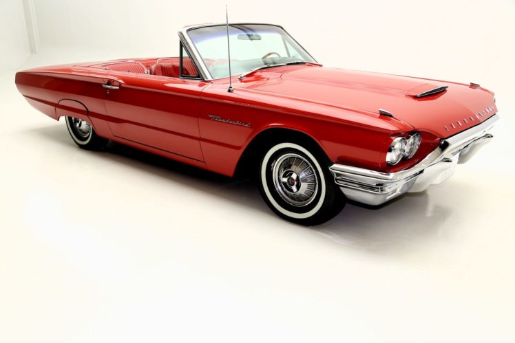 1964, Ford, Thunderbird, Convertible, Luxury, Classic Wallpapers HD ...