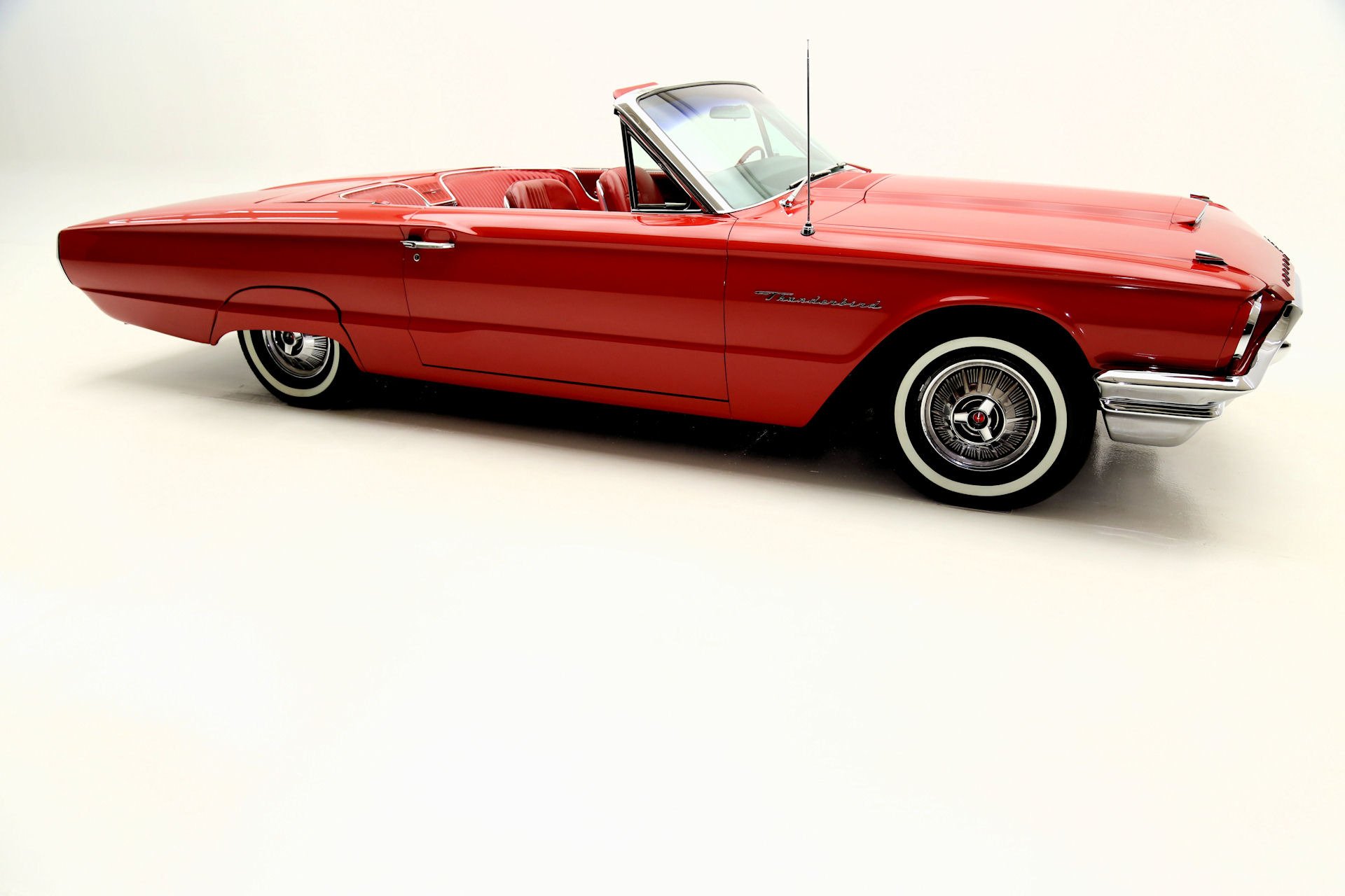 1964, Ford, Thunderbird, Convertible, Luxury, Classic Wallpaper