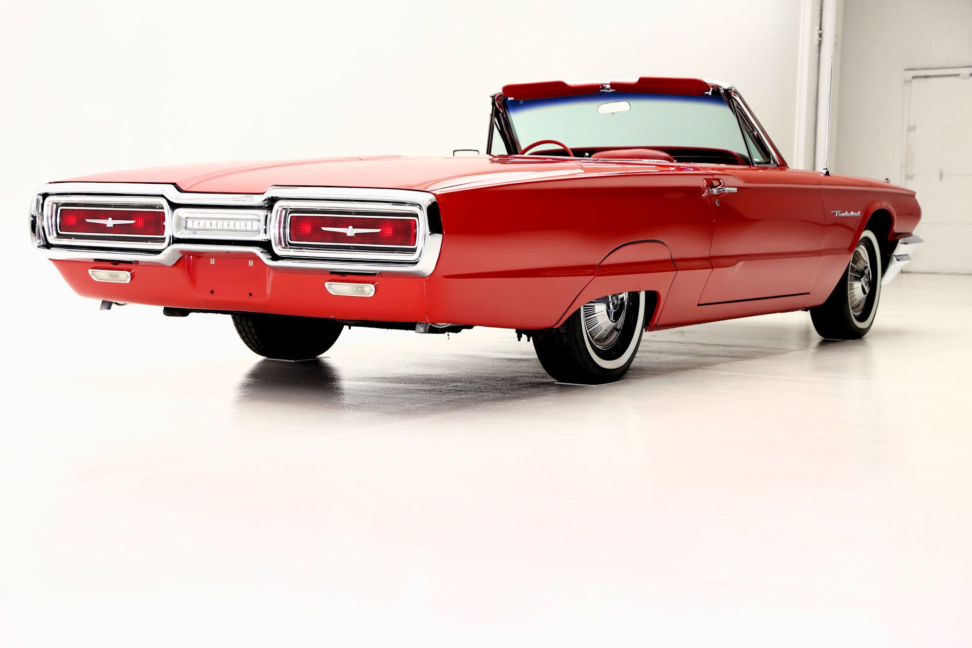 1964, Ford, Thunderbird, Convertible, Luxury, Classic Wallpaper