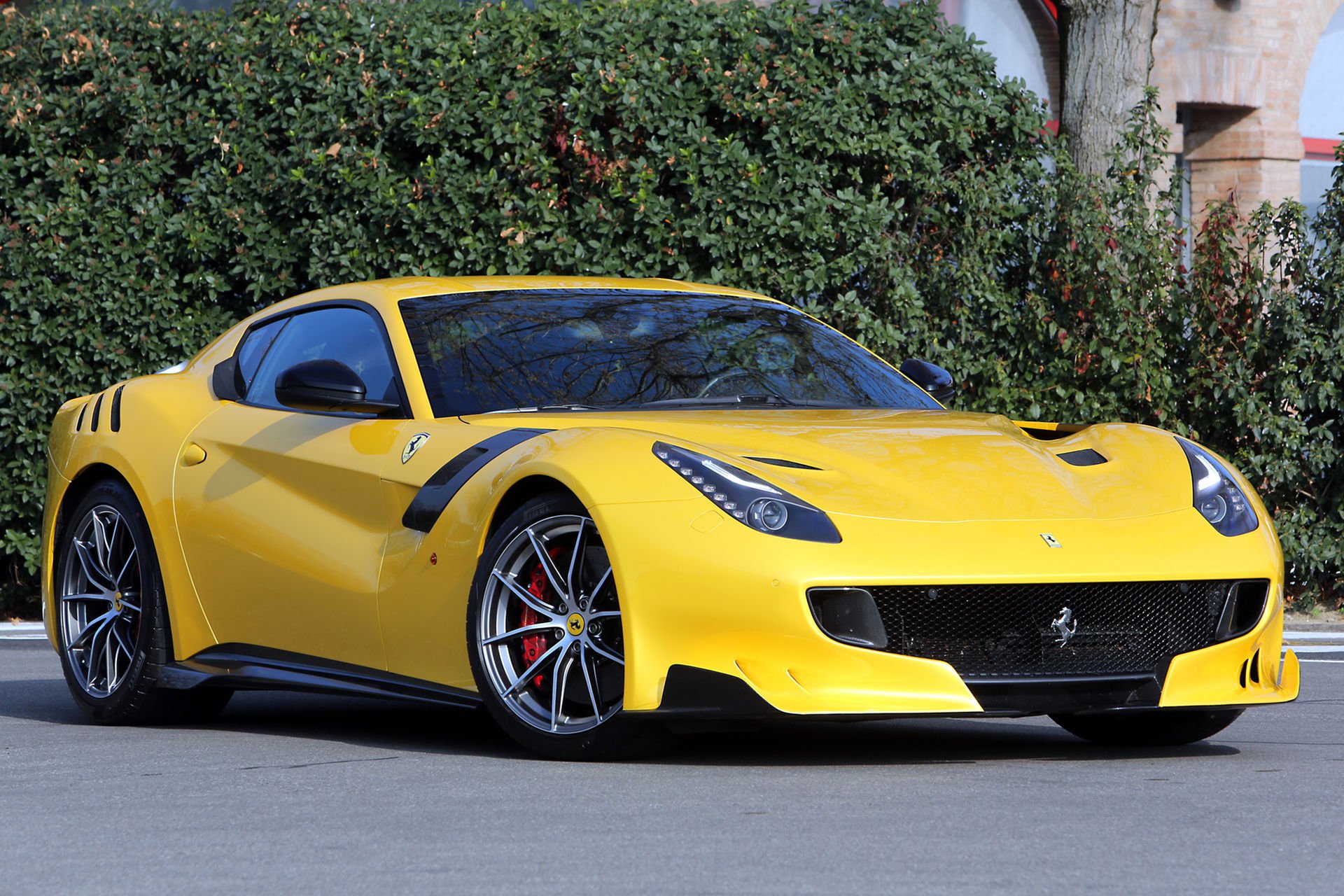 2016, Cars, Coupe, F12tdf, Ferrari, Yellow Wallpaper