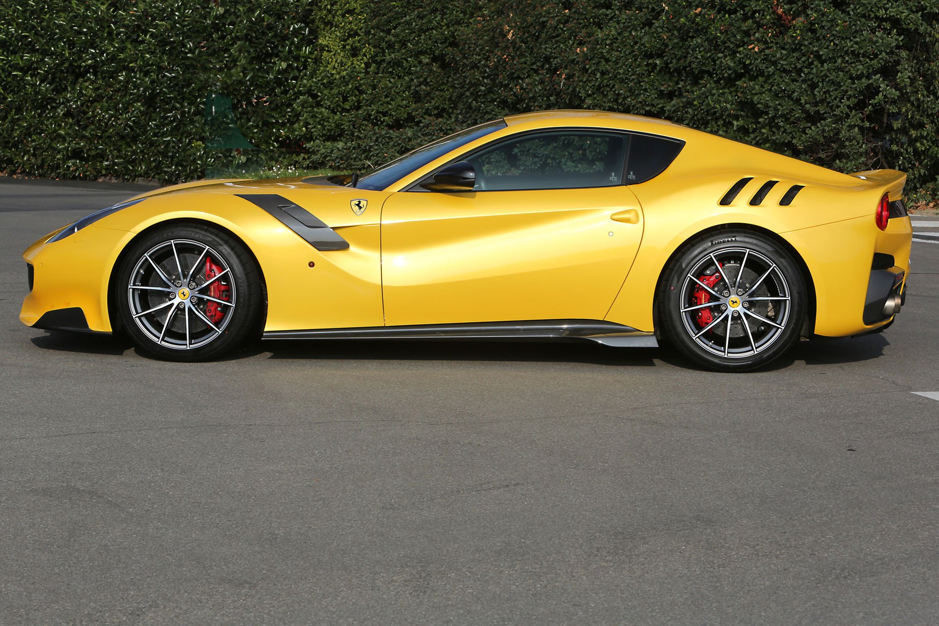 2016, Cars, Coupe, F12tdf, Ferrari, Yellow Wallpaper