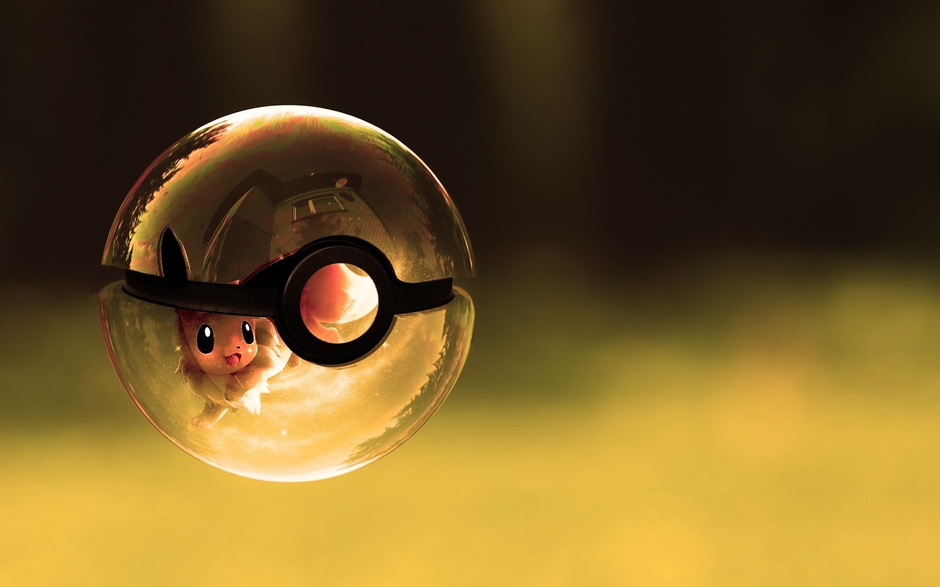 pokemon, Poke, Balls, Eevee, Artwork Wallpaper