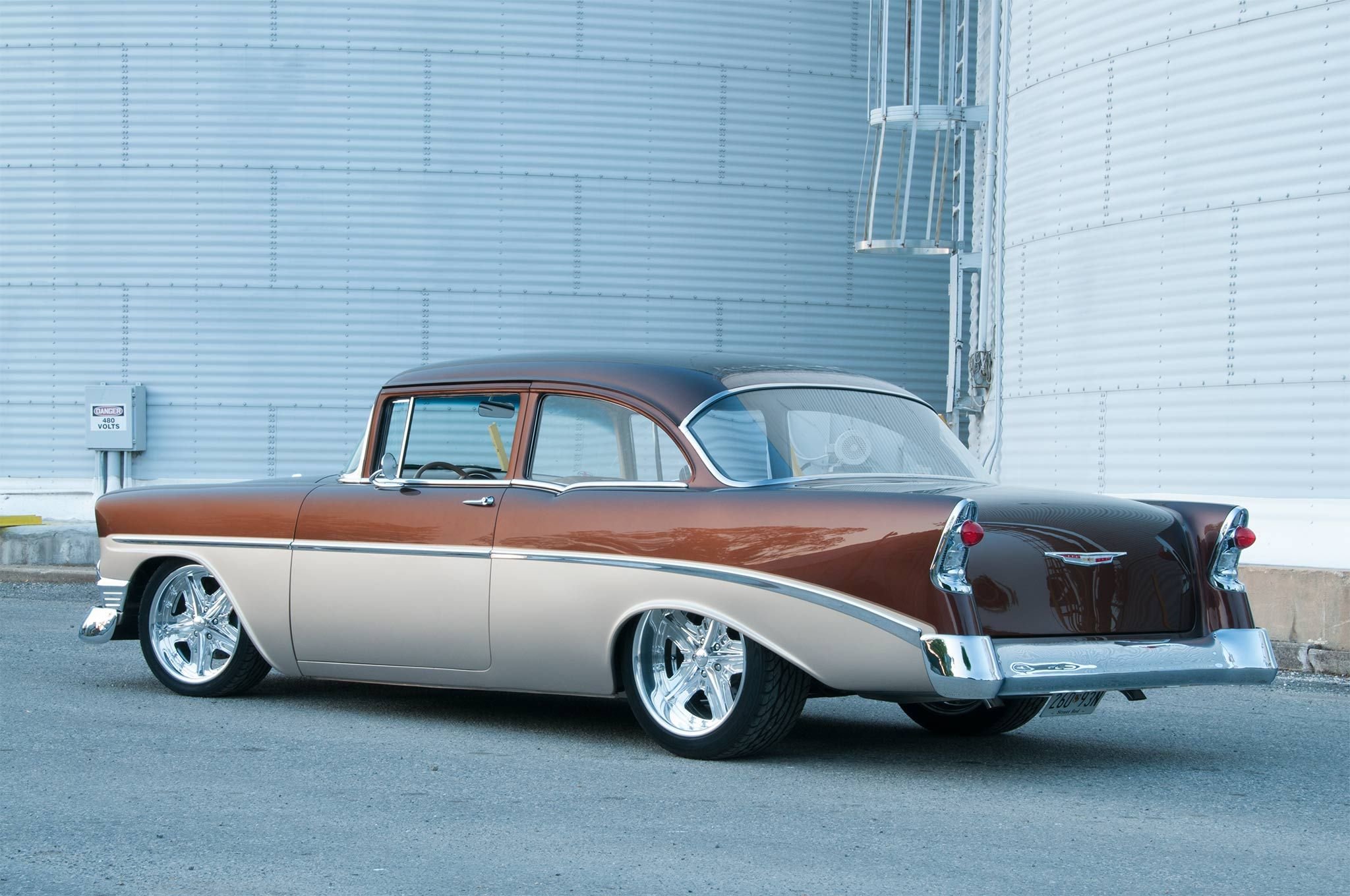 1956, Chevrolet, Hot, Rod, Rods, Custom, Retro Wallpaper