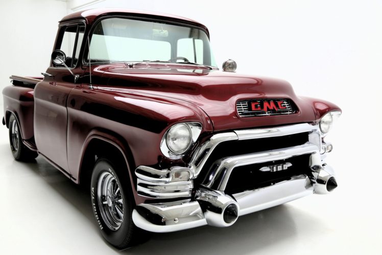 1956, Gmc, 100, Pickup, 383, Custom, Truck, Hot, Rod, Rods, Retro HD Wallpaper Desktop Background
