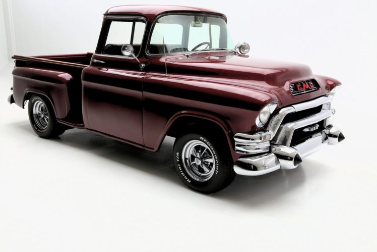 1956, Gmc, 100, Pickup, 383, Custom, Truck, Hot, Rod, Rods, Retro HD Wallpaper Desktop Background