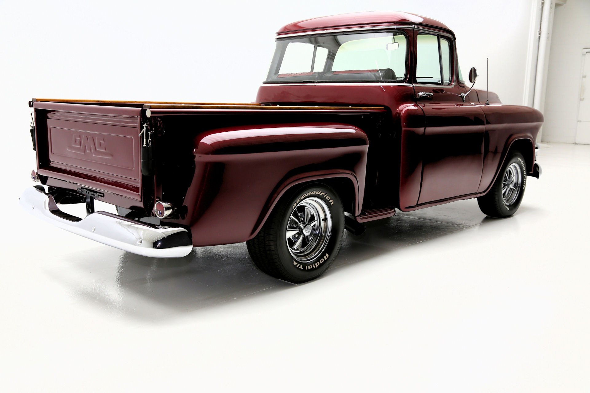 1956, Gmc, 100, Pickup, 383, Custom, Truck, Hot, Rod, Rods, Retro Wallpaper