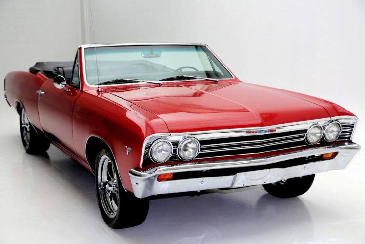 1967, Chevrolet, Chevelle, Convertible, 283ci, Muscle, Classic HD Wallpaper Desktop Background