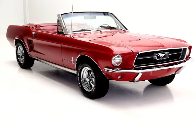 1967, Ford, Mustang, Convertible, 289ci, Muscle, Classic HD Wallpaper Desktop Background