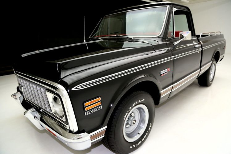 1971, Chevrolet, Cheyenne, Cst, Super, 400ci, Pickup, Muscle, Truck HD Wallpaper Desktop Background