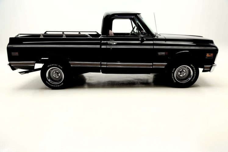 1971, Chevrolet, Cheyenne, Cst, Super, 400ci, Pickup, Muscle, Truck HD Wallpaper Desktop Background