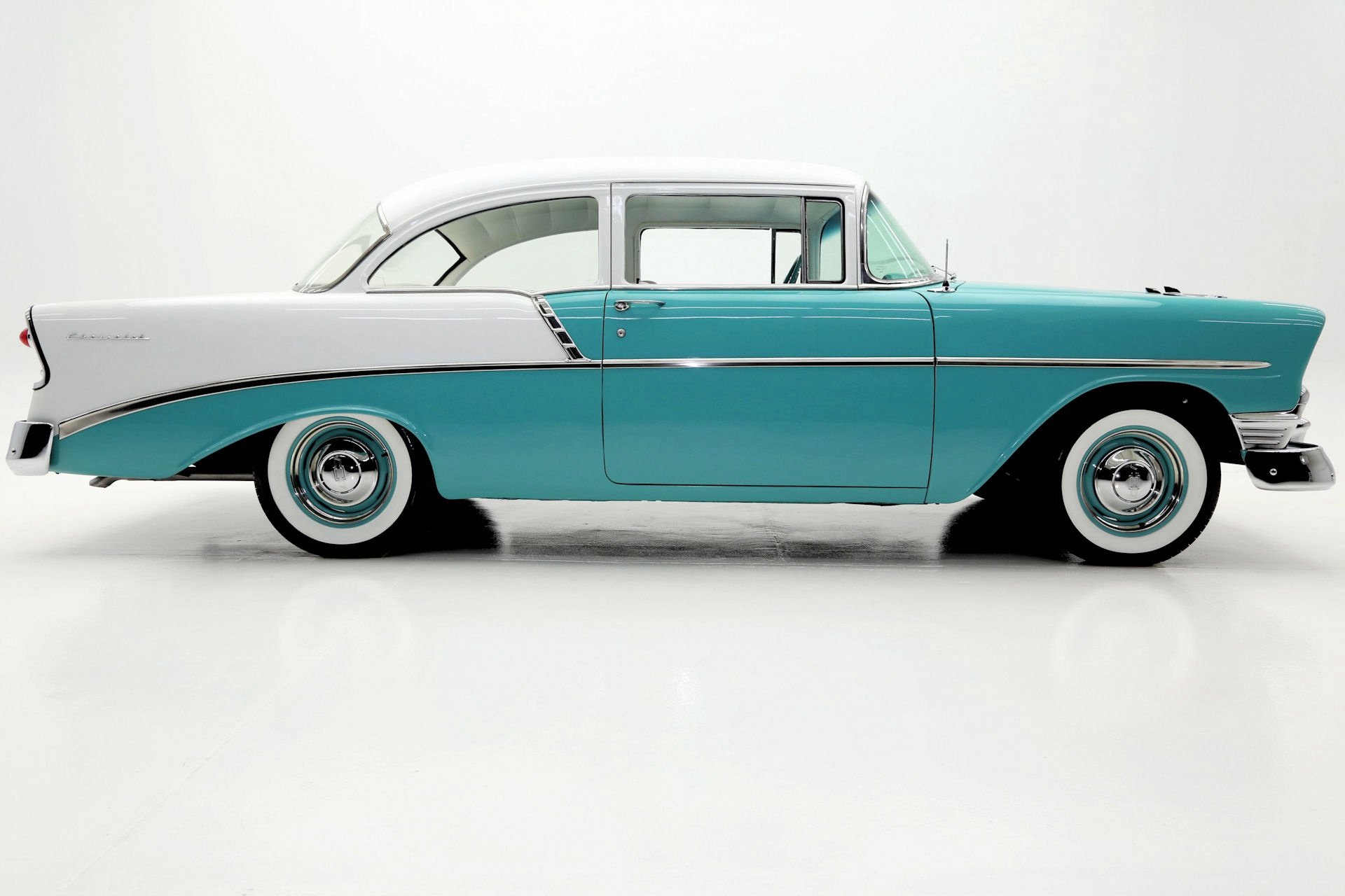 1956, Chevrolet, 210, 265ci, Retro Wallpaper