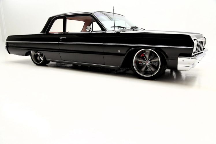 1964, Chevrolet, Bel, Air, 283ci, Custom, Hot, Rod, Rods, Muscle, Classic, Belair HD Wallpaper Desktop Background