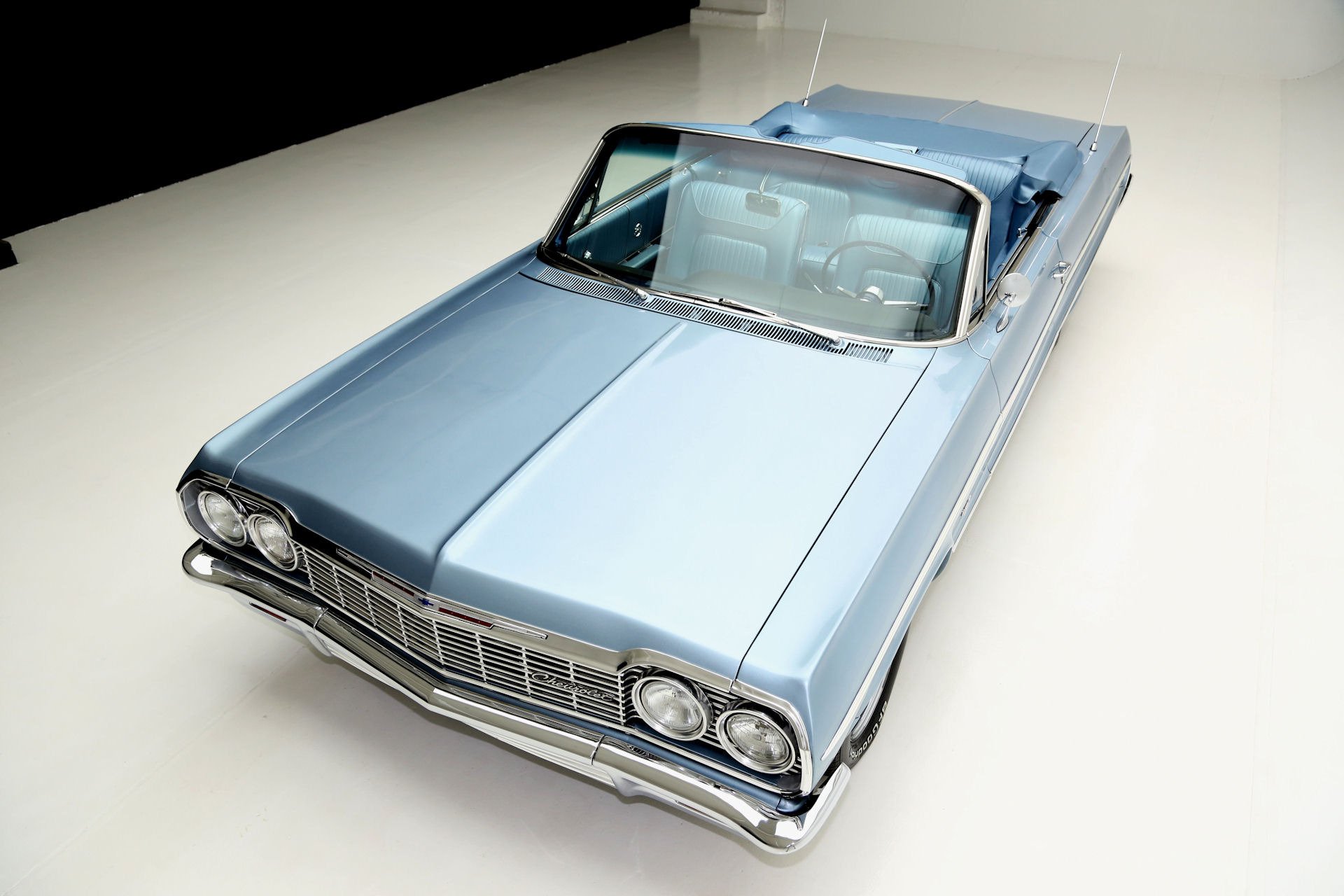 1964, Chevrolet, Impala, Convertible, 327ci, Muscle, Classic Wallpaper