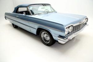 1964, Chevrolet, Impala, Convertible, 327ci, Muscle, Classic