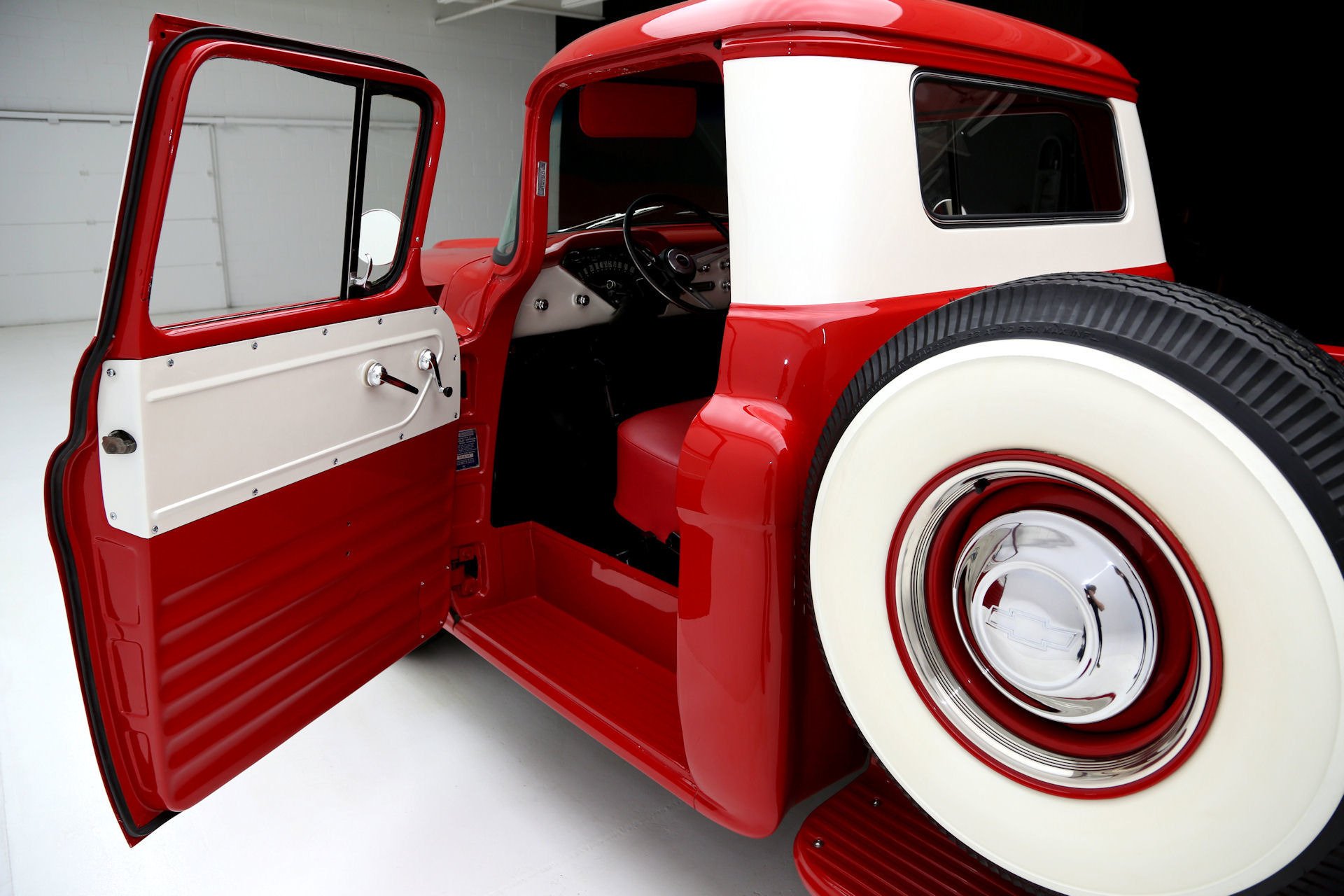 1957, Chevrolet, Pickup, 3100, Step, Side, 350ci, Retro, Truck Wallpaper