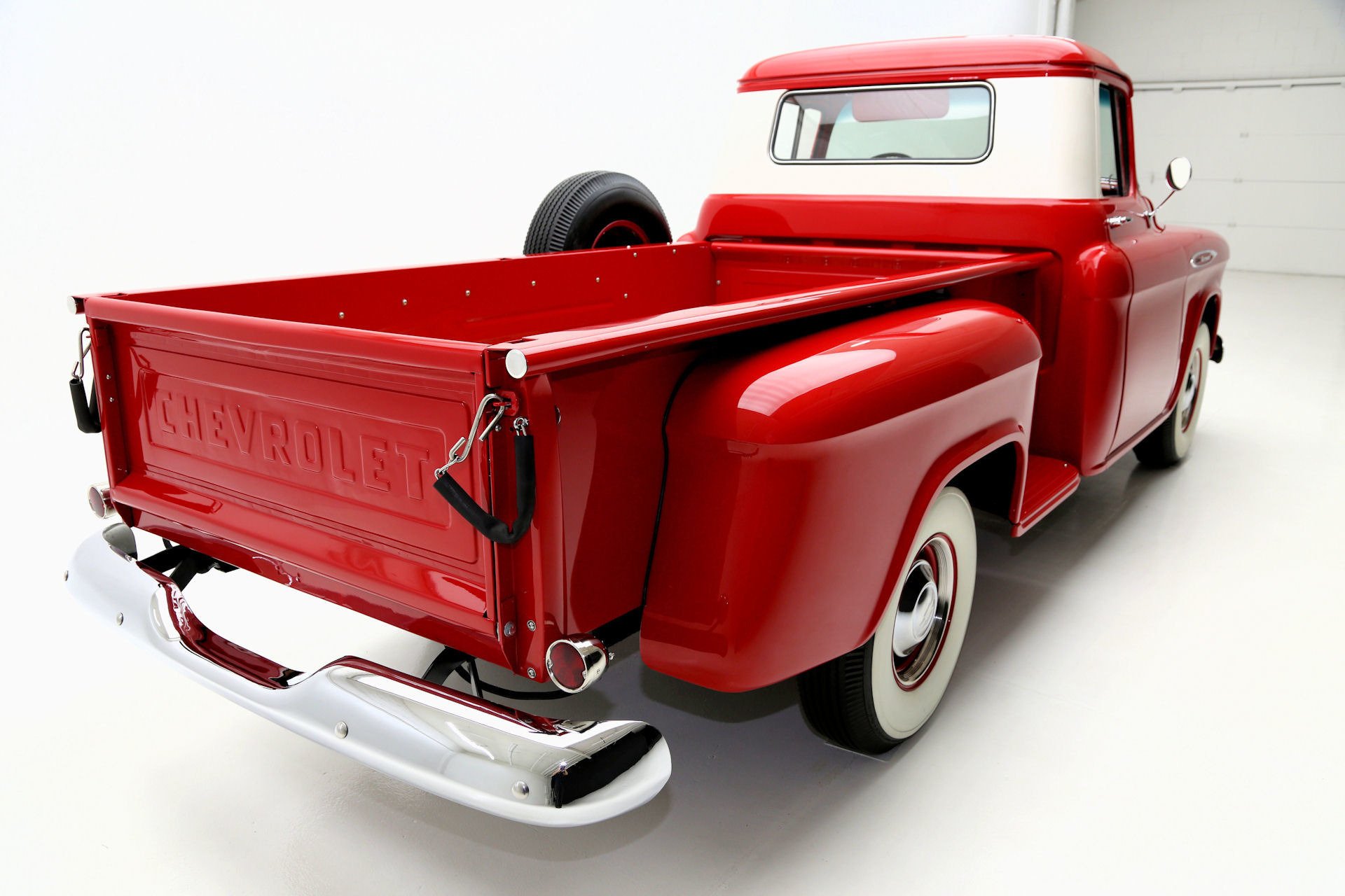 1957, Chevrolet, Pickup, 3100, Step, Side, 350ci, Retro, Truck Wallpaper