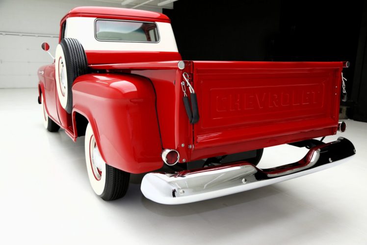 1957, Chevrolet, Pickup, 3100, Step, Side, 350ci, Retro, Truck HD Wallpaper Desktop Background