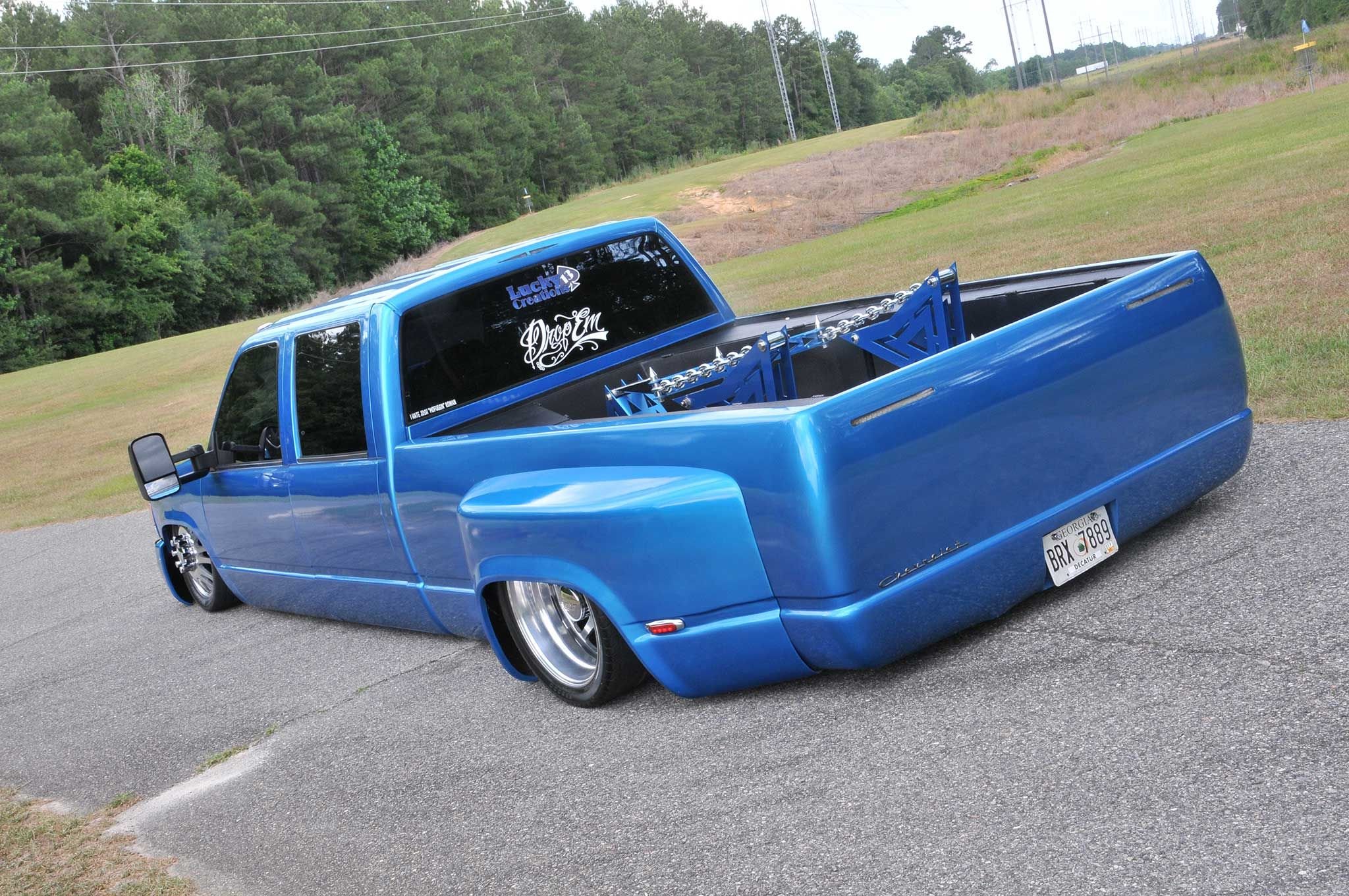 2000, Chevrolet, 3500, Dualie, Pickup, Custom, Lowrider, Hot, Rod, Rods, Tuning Wallpaper