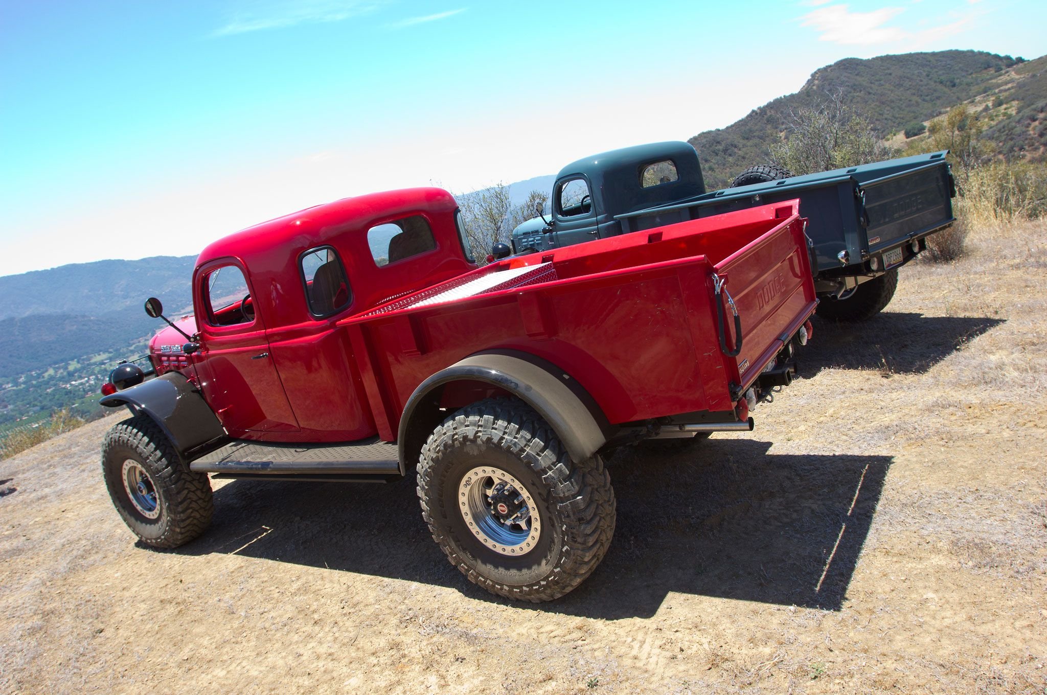 1949, Dodge, Power, Wagon, 4x4, Pickup, Custom, Tuning, Retro, Mopar Wallpaper