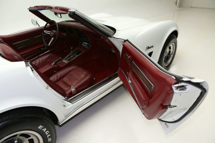 1974, Chevrolet, Corvette, Stingray, Convertible, 350ci, Supercar, Muscle, Classic HD Wallpaper Desktop Background