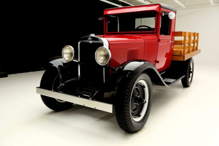 1930, Chevrolet, Universal, Stakebed, Pickup, Retro, Vintage HD Wallpaper Desktop Background