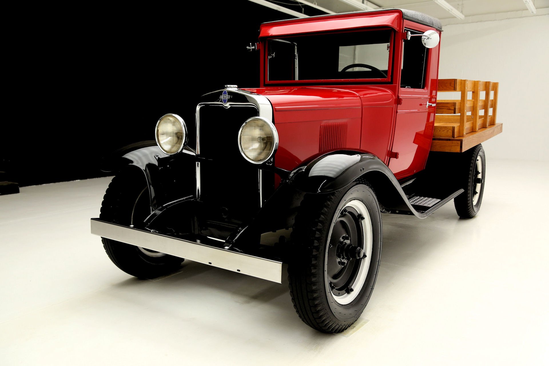 1930, Chevrolet, Universal, Stakebed, Pickup, Retro, Vintage Wallpaper