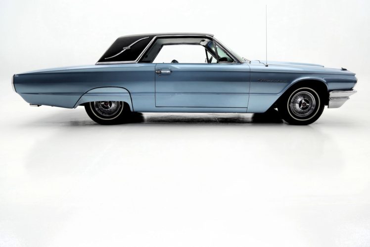1964, Ford, Thunderbird, 390ci, Landau, Luxury, Classic HD Wallpaper Desktop Background