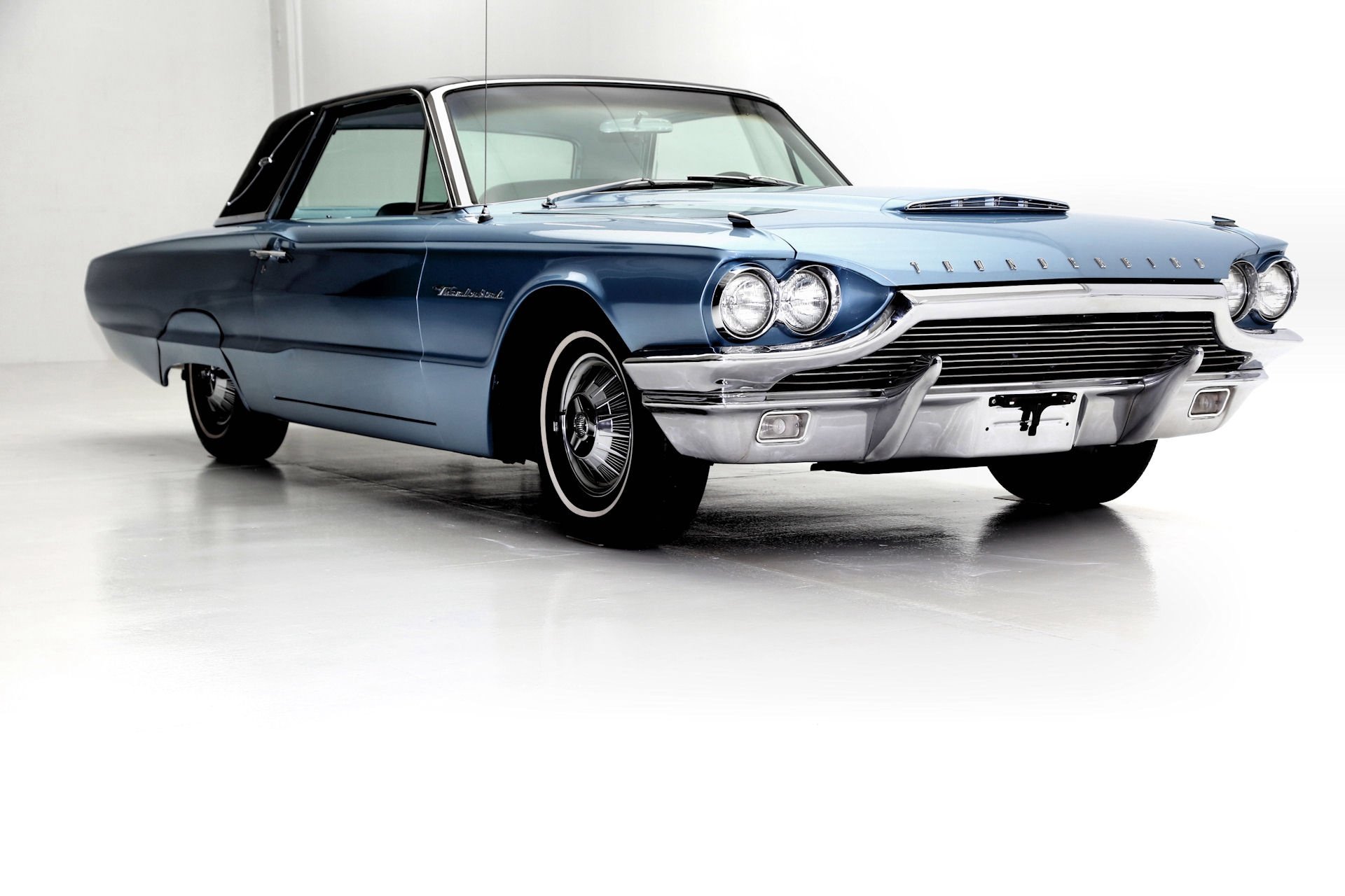 1964, Ford, Thunderbird, 390ci, Landau, Luxury, Classic Wallpaper