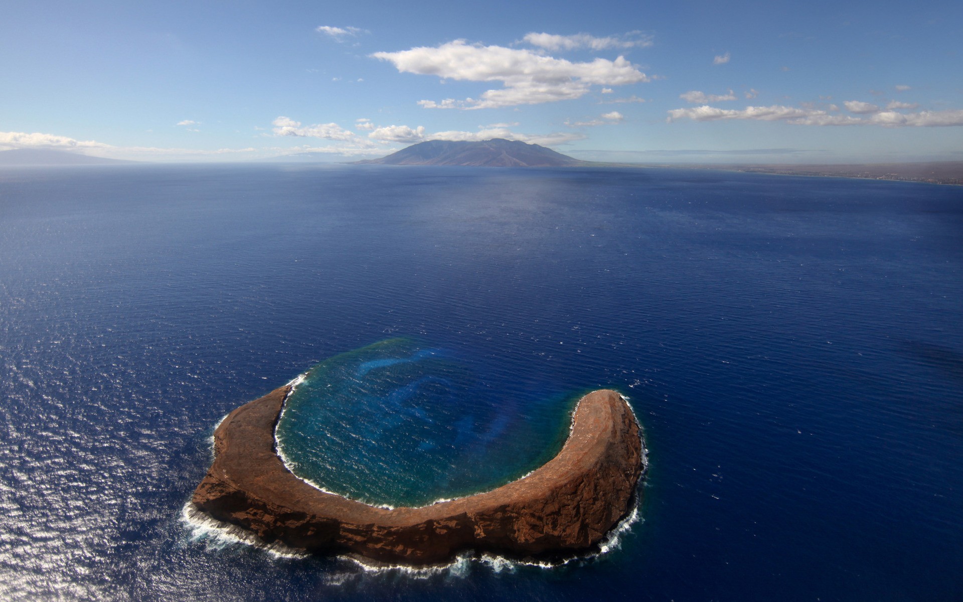 ocean, Islands, Seascapes, Galapagos, Molokai Wallpaper