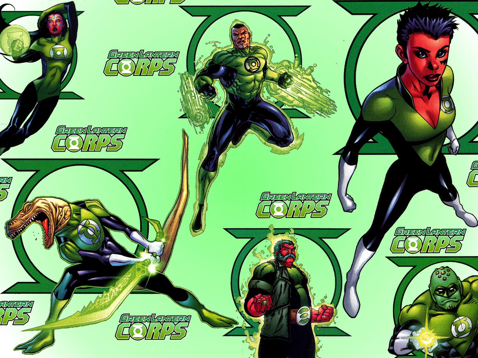 green, Lantern, Dc comics, Superhero Wallpaper