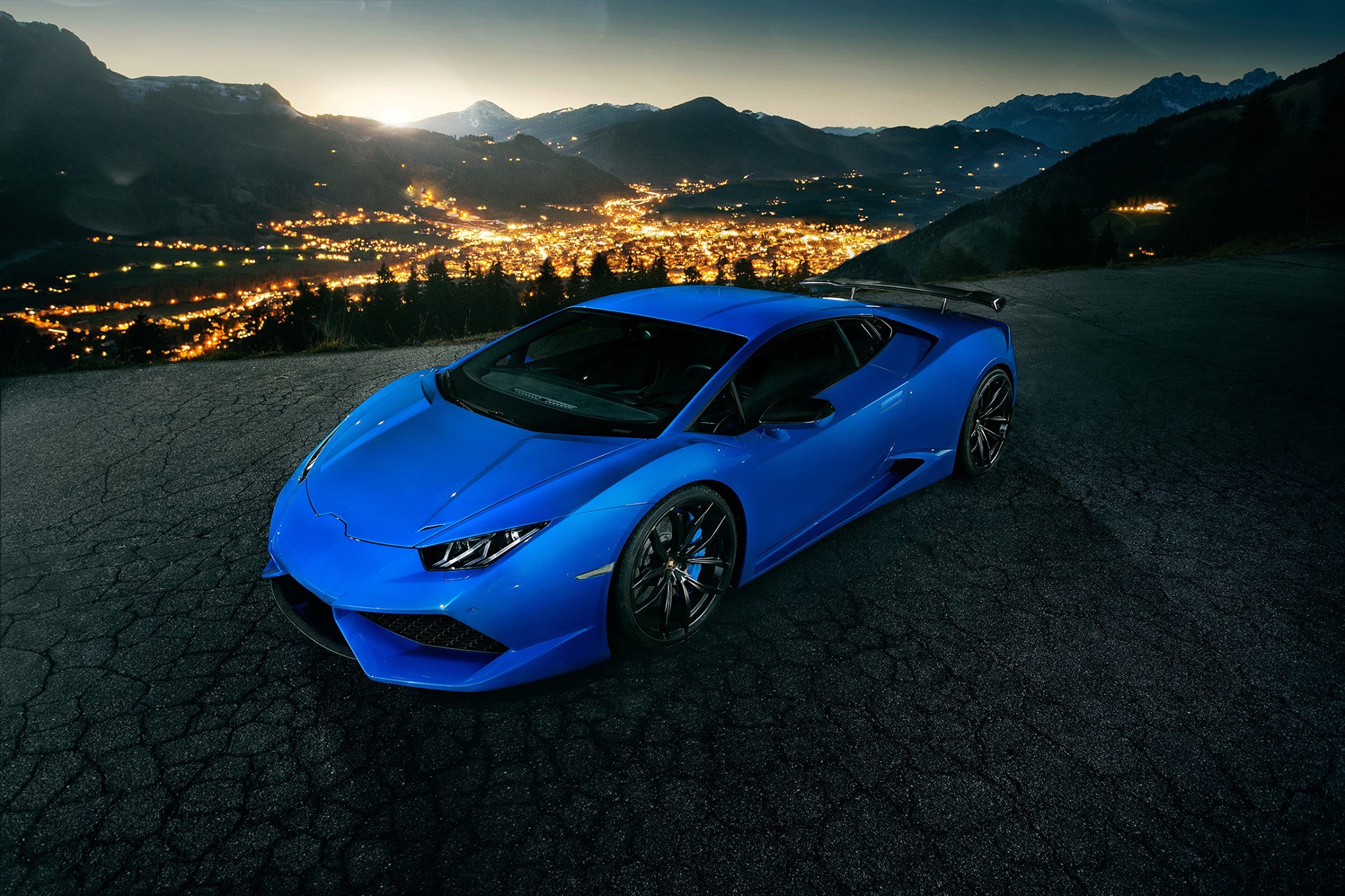 novitec, Torado, Lamborghini, Huracan, N largo, Cars, Supercars, Modified, Blue Wallpaper