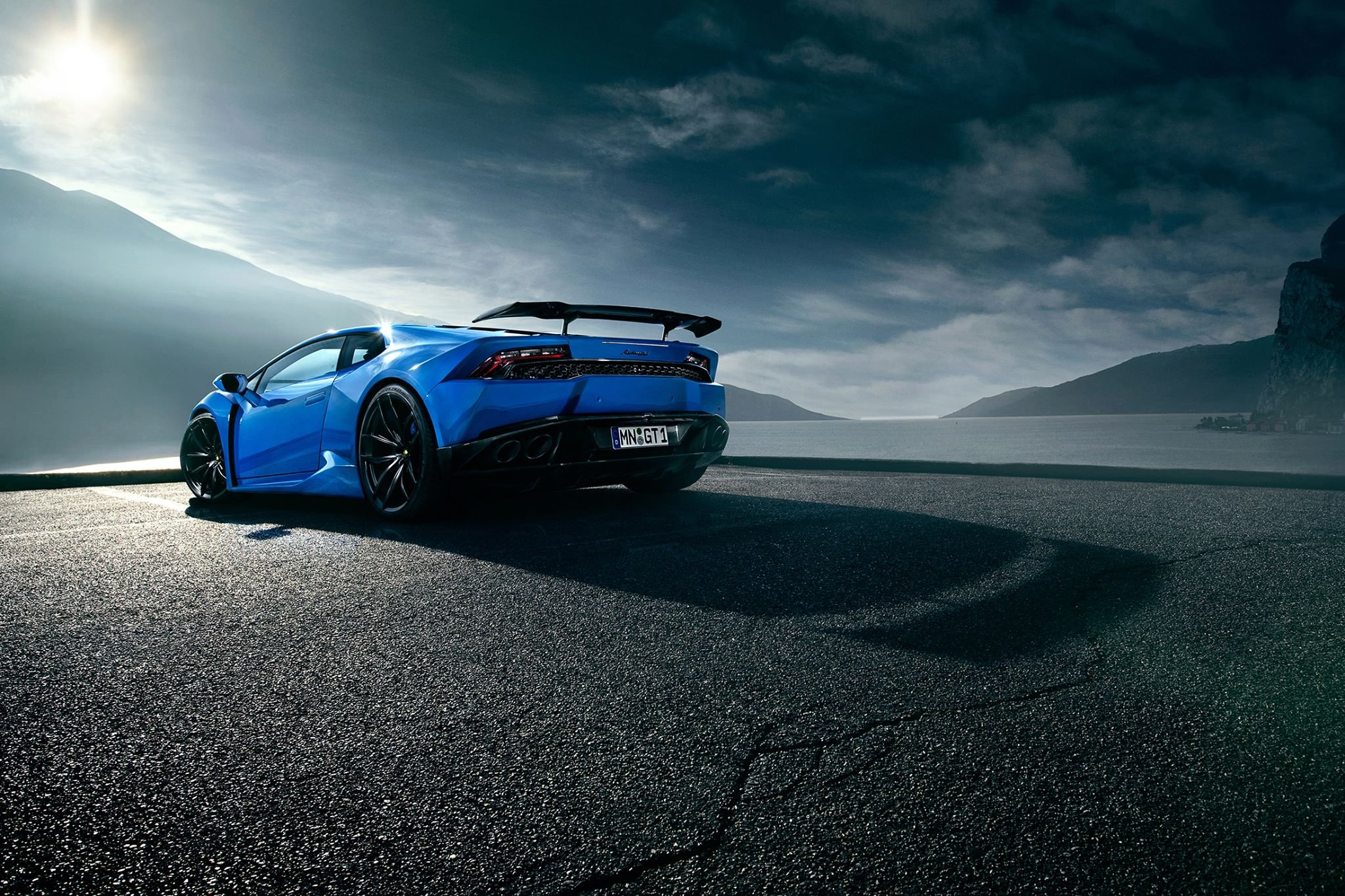 novitec, Torado, Lamborghini, Huracan, N largo, Cars, Supercars, Modified, Blue Wallpaper