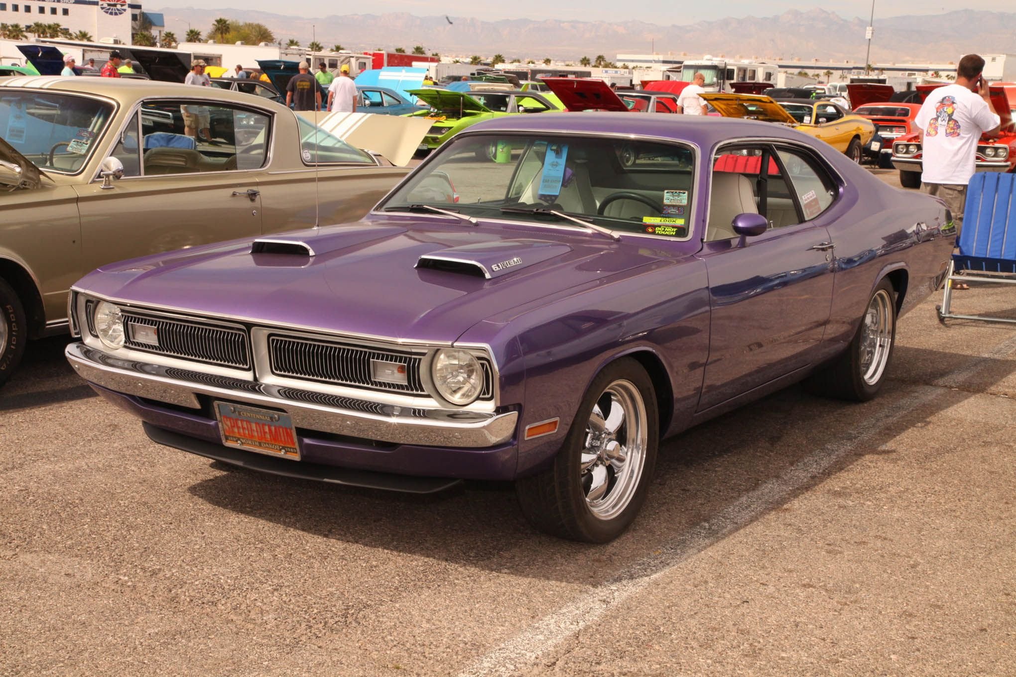 mopar, Hot, Rod, Rods, Muscle, Dodge, Plymouth, Duster, Demon, Valiant Wallpaper