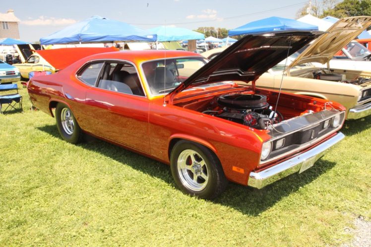 mopar, Hot, Rod, Rods, Muscle, Dodge, Plymouth, Duster, Demon, Valiant HD Wallpaper Desktop Background
