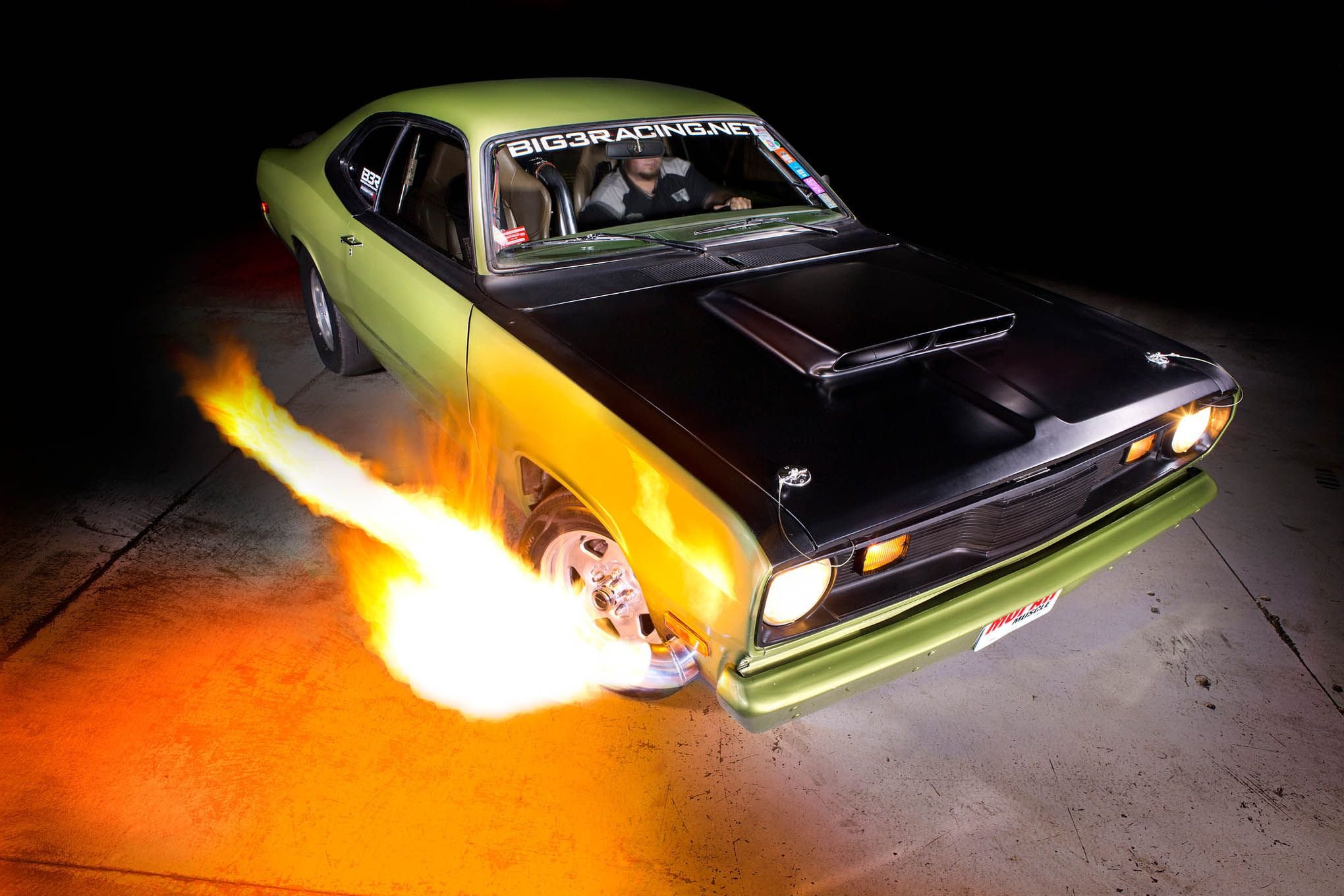 mopar, Hot, Rod, Rods, Muscle, Dodge, Plymouth, Duster, Demon, Valiant Wallpaper