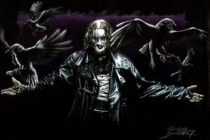 the crow, Crow, Dark, Comics, Movies