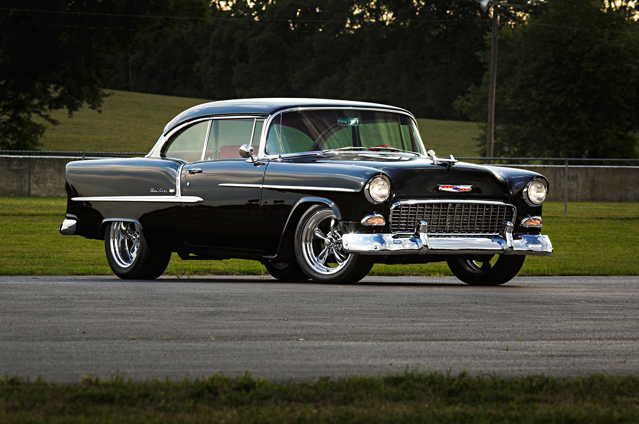 1955, Chevrolet, Bel, Air, Custom, Hot, Rod, Rods, Retro
