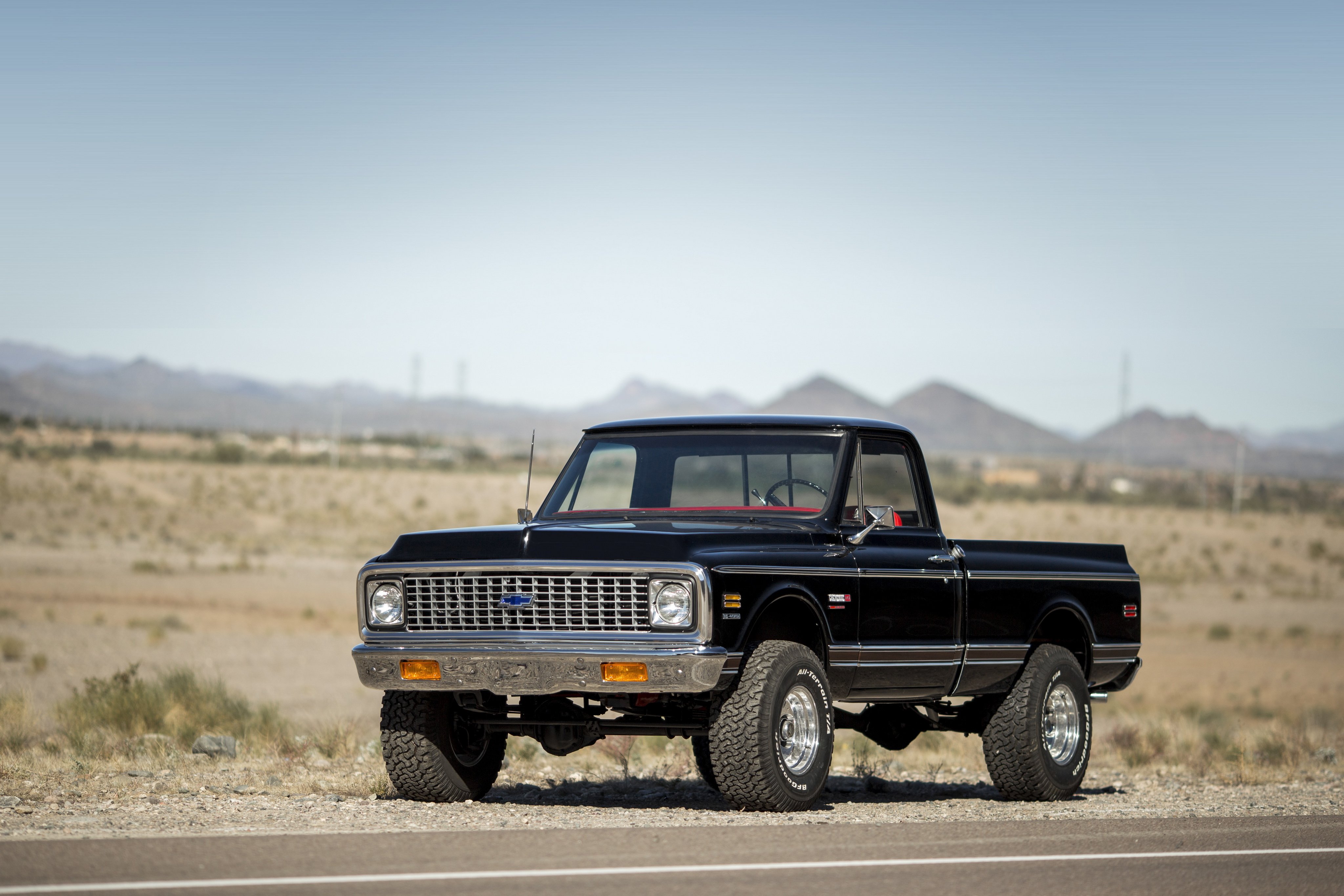 1972, Chevrolet, K10, Cheyenne, Super, Fleetside, Pickup, 4x4, Classic Wallpaper