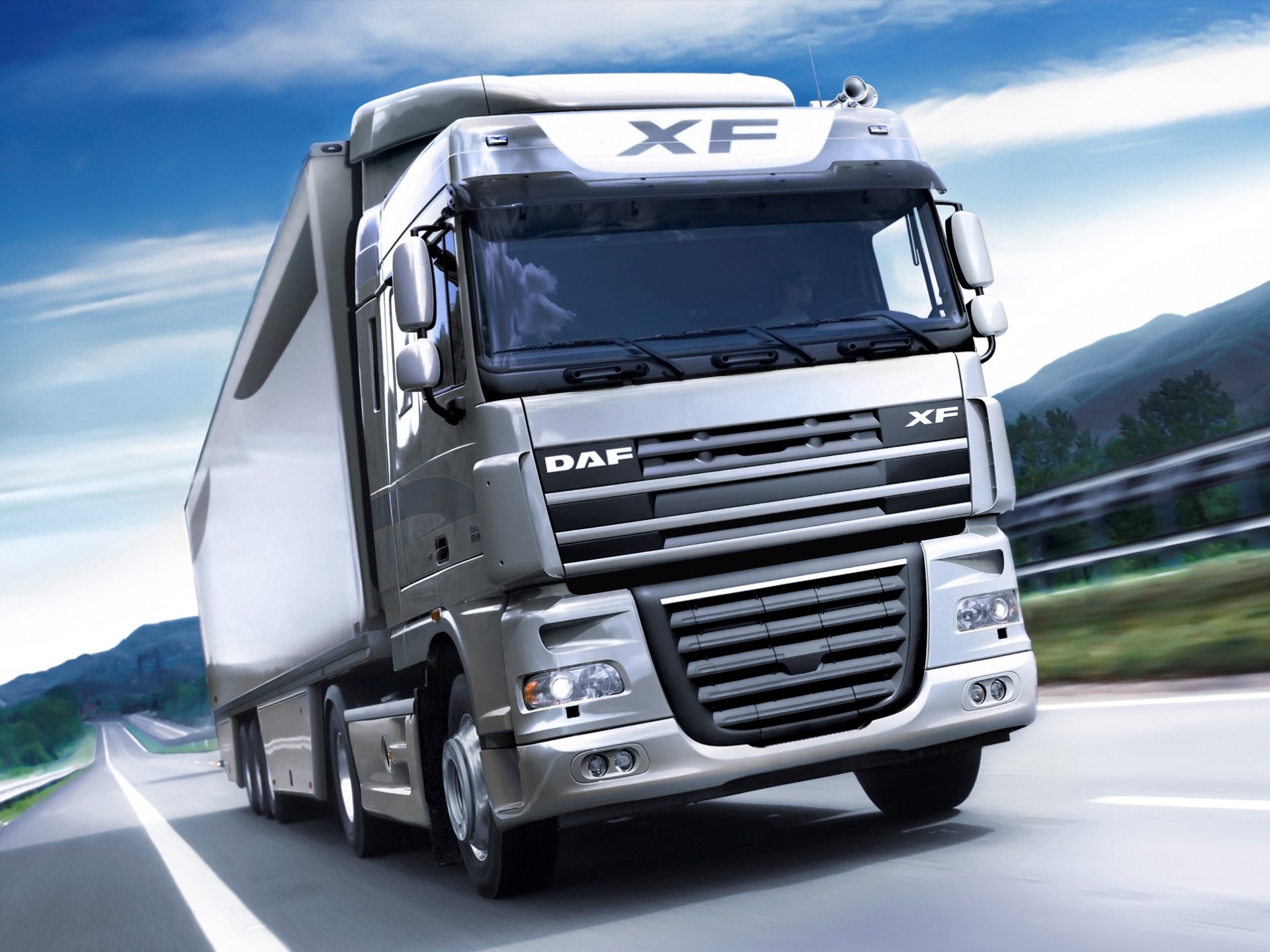 2006 12, Daf, Xf105, 4x2, F t, Space, Cab, Semi, Tractor Wallpaper