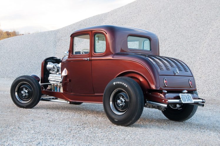 1932, Ford, Deuce, Coupe, Hot, Rod, Rods, Custom, Retro, Vintage HD Wallpaper Desktop Background