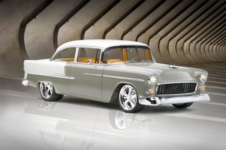 1955, Chevrolet, Bel, Air, Custom, Hot, Rod, Rods, Retro, Belair HD Wallpaper Desktop Background