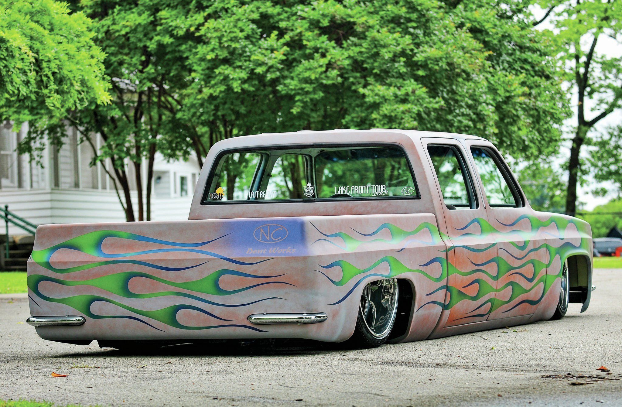 1991, Crew, Cab, Chevrolet, C10, Custom, Hot, Rod, Rods, Pickup, Lowrider Wallpaper