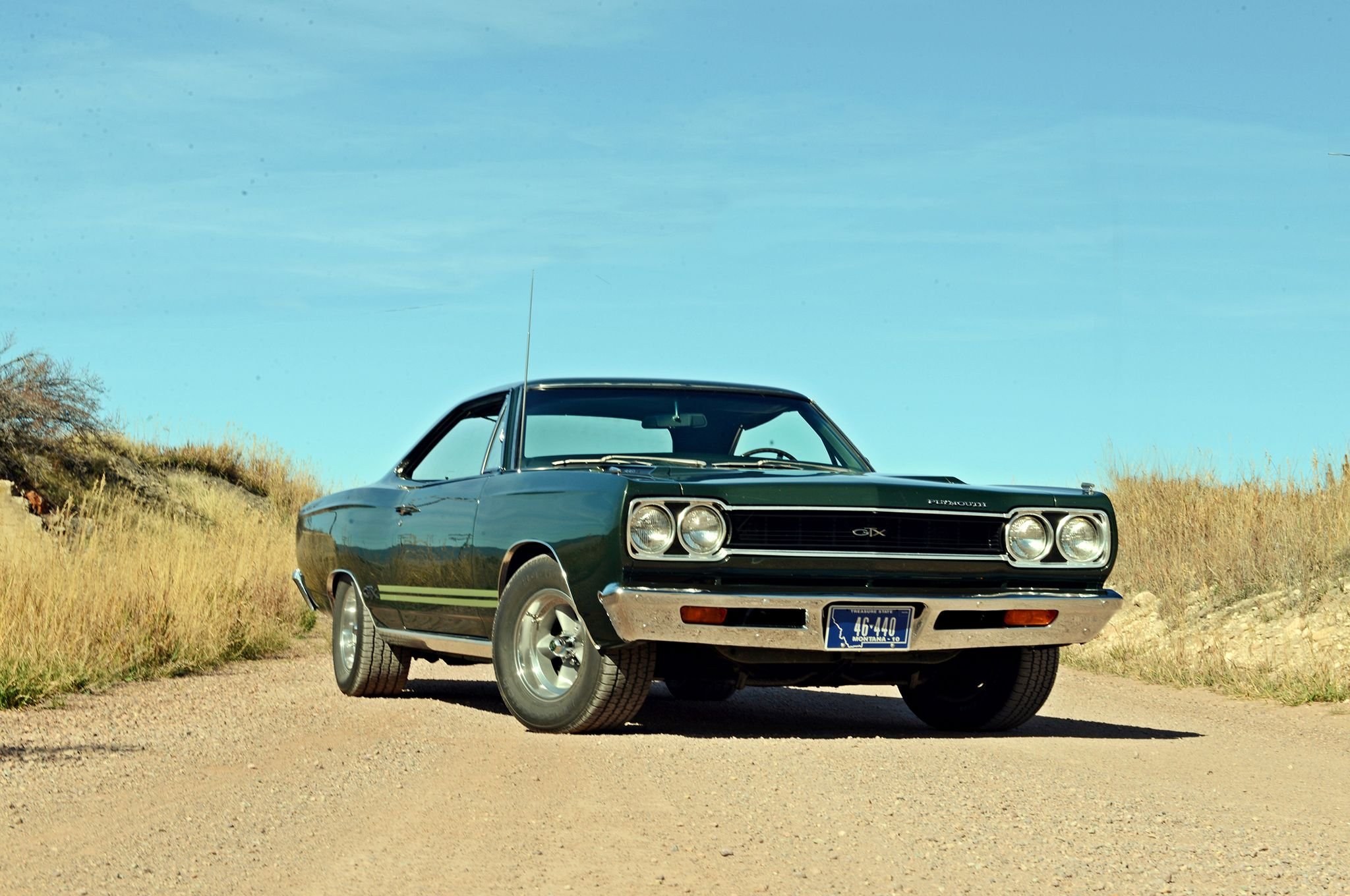 1968, Plymouth, Gtx, Mopar, Muscle, Classic Wallpaper