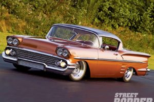 1958, Chevrolet, Impala, Custom, Hot, Rod, Rods, Retro