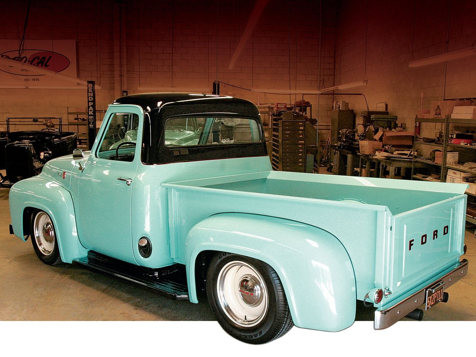 1955, Ford, F 100, Pickup, Custom, Hot, Rod, Rods, Retro, F100 Wallpaper