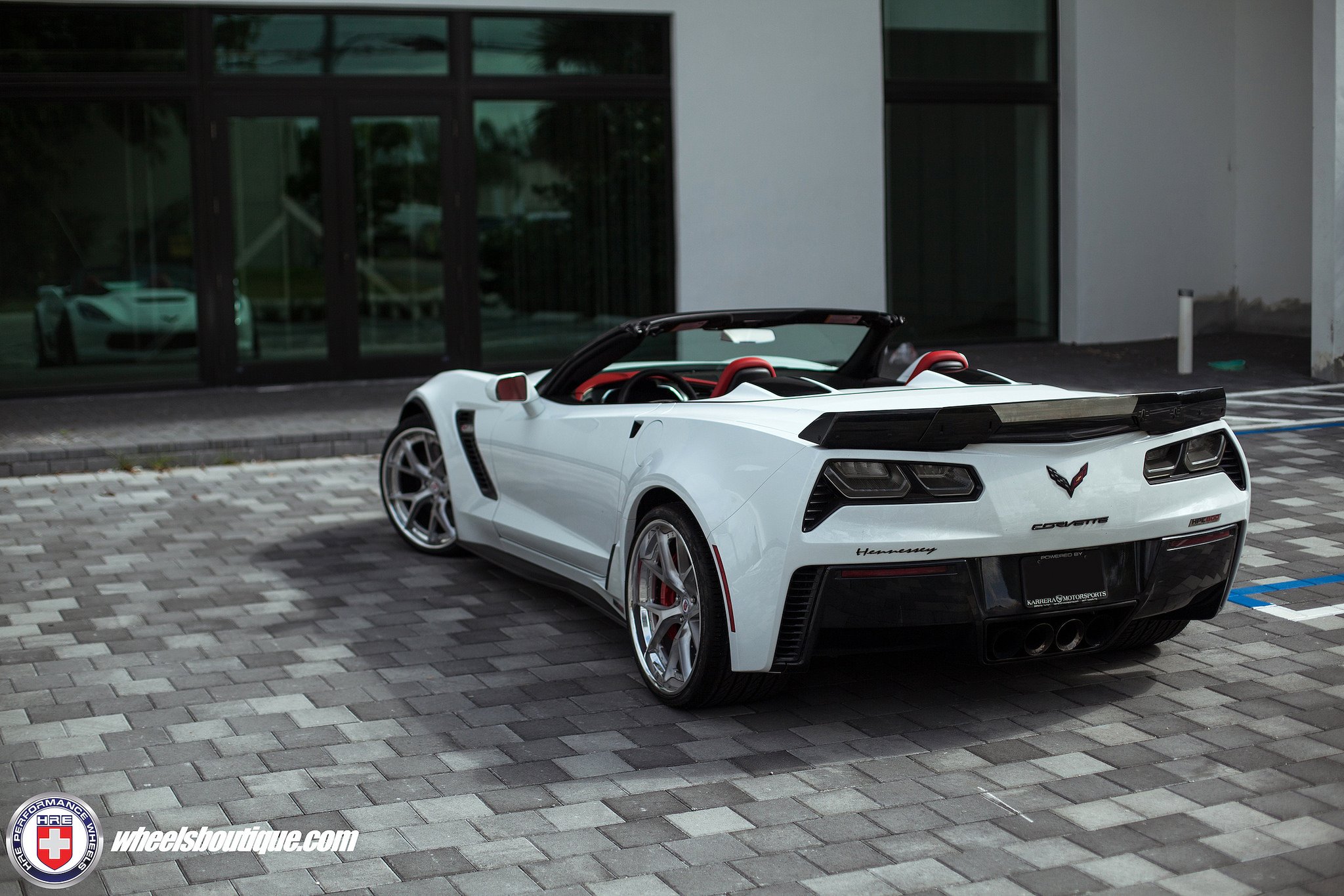 chevy, Corvette, Cabriolet, Z06, White, Hre, Wheels, Supercars, Cars Wallpaper